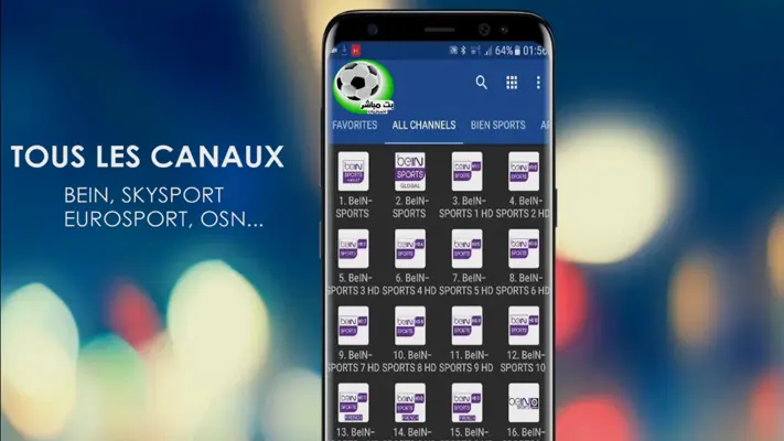 BienSport Live Tv Guide android App screenshot 3